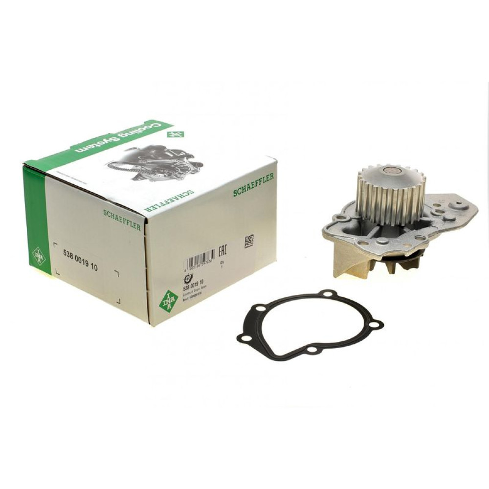 Помпа води Citroen Xantia 1.9D 93-03/Peugeot 205/305/306/309/405 1.7-1.9D/TD 83-98 20z 538 0019 10 INA