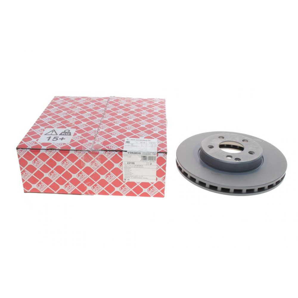 Диск тормозной передний Mercedes E-class W211/S211 02-09 295x28 - 22156 FEBI BILSTEIN