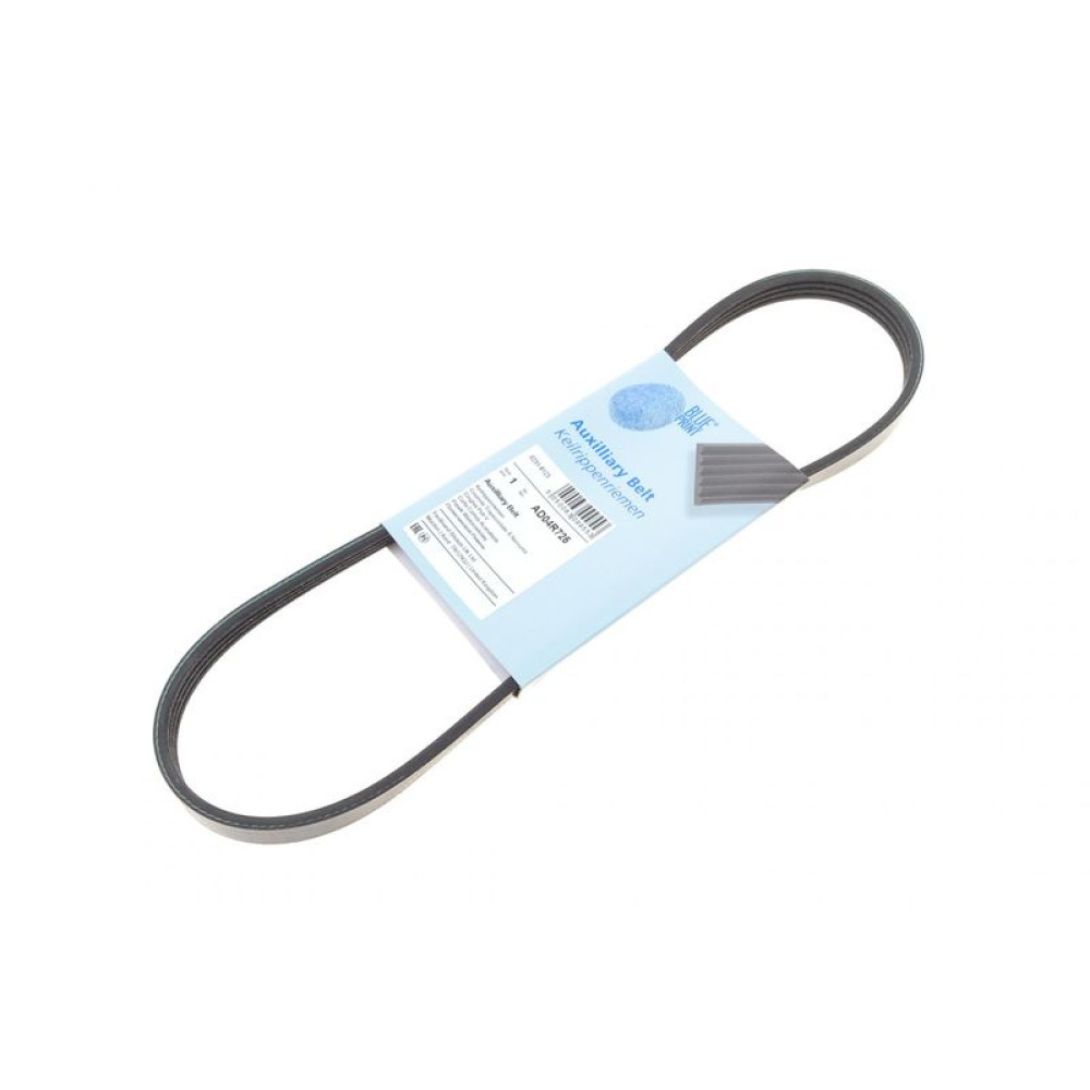 Ремень генератора Renault Kangoo 1.6i 08-/ Nissan Micra1.0-1.4 92-03 AD04R725 BLUE PRINT