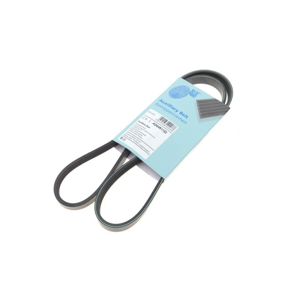 Ремень генератора Mitsubishi Pajero 2.5 TD 90-/ L 200 2.5 96-07 AD04R1122 BLUE PRINT