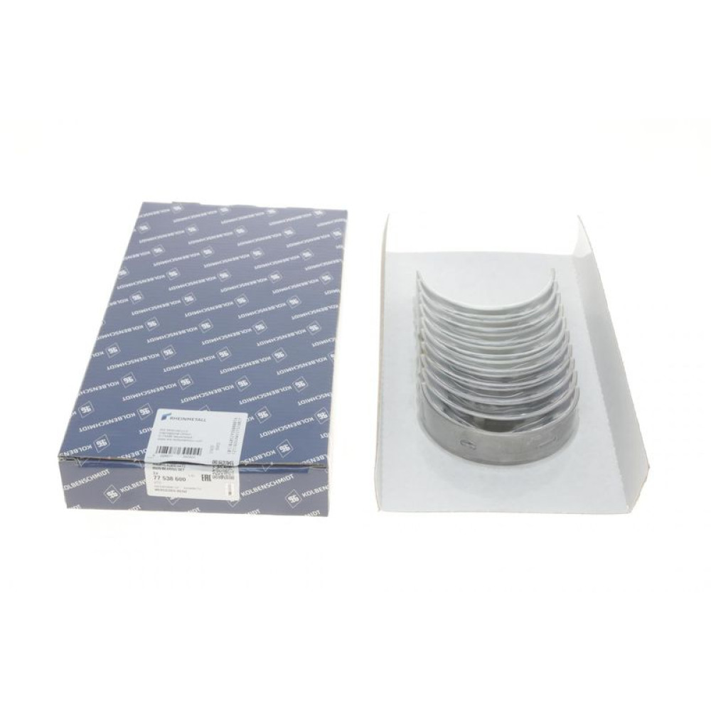 Вкладыши коренные Mercedes Vario OM904 4.3TDI STD к-кт 77538600 KOLBENSCHMIDT