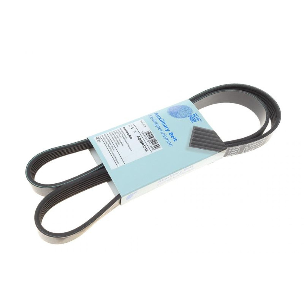 Ремень генератора Fiat Punto/Opel Combo/ Corsa/ Agila 1.3 CDTI 03-/ Suzuki Swift 1.3 DDiS 05- AD06R1318 BLUE PRINT