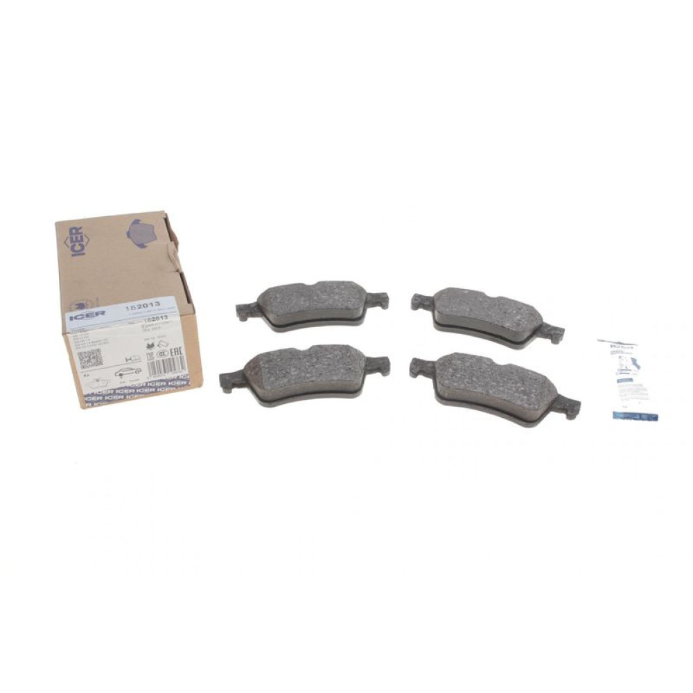 Колодки гальмівні задні Peugeot 508 10-18 182013 ICER