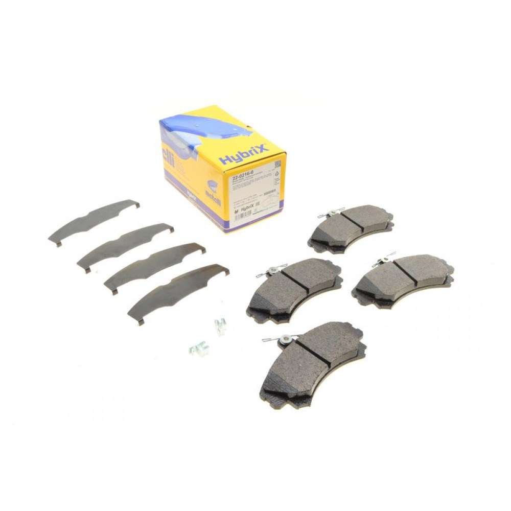 Колодки гальмівні передні Mitsubishi Colt 04-12/Carisma/Space Star/Volvo S40/V40 95-06/Smart 04- 22-0216-0 METELLI