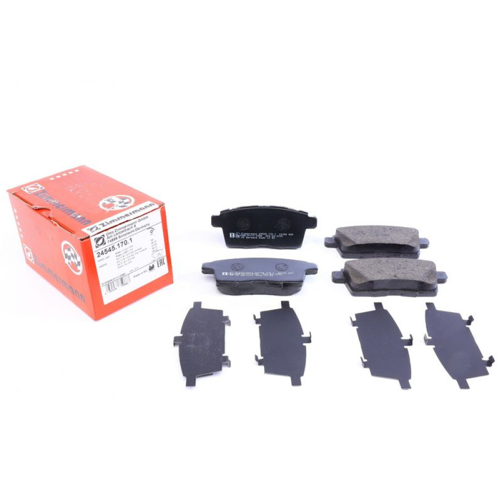 Колодки гальмівні задні Mazda CX-7 2.2-2.5/CX-9 3.5/3.7 06- Akebono - 24545.170.1 ZIMMERMANN