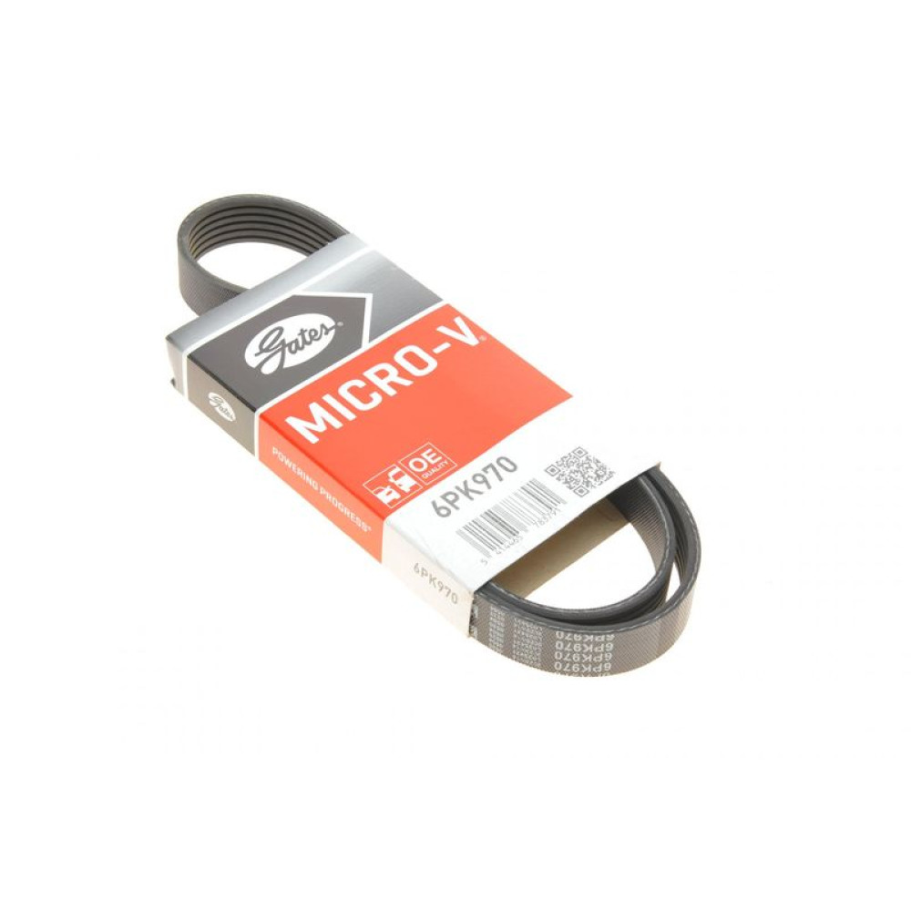 Ремень генератора Toyota Corolla/Auris/Yaris 1.4 D 04-14 6PK970 GATES