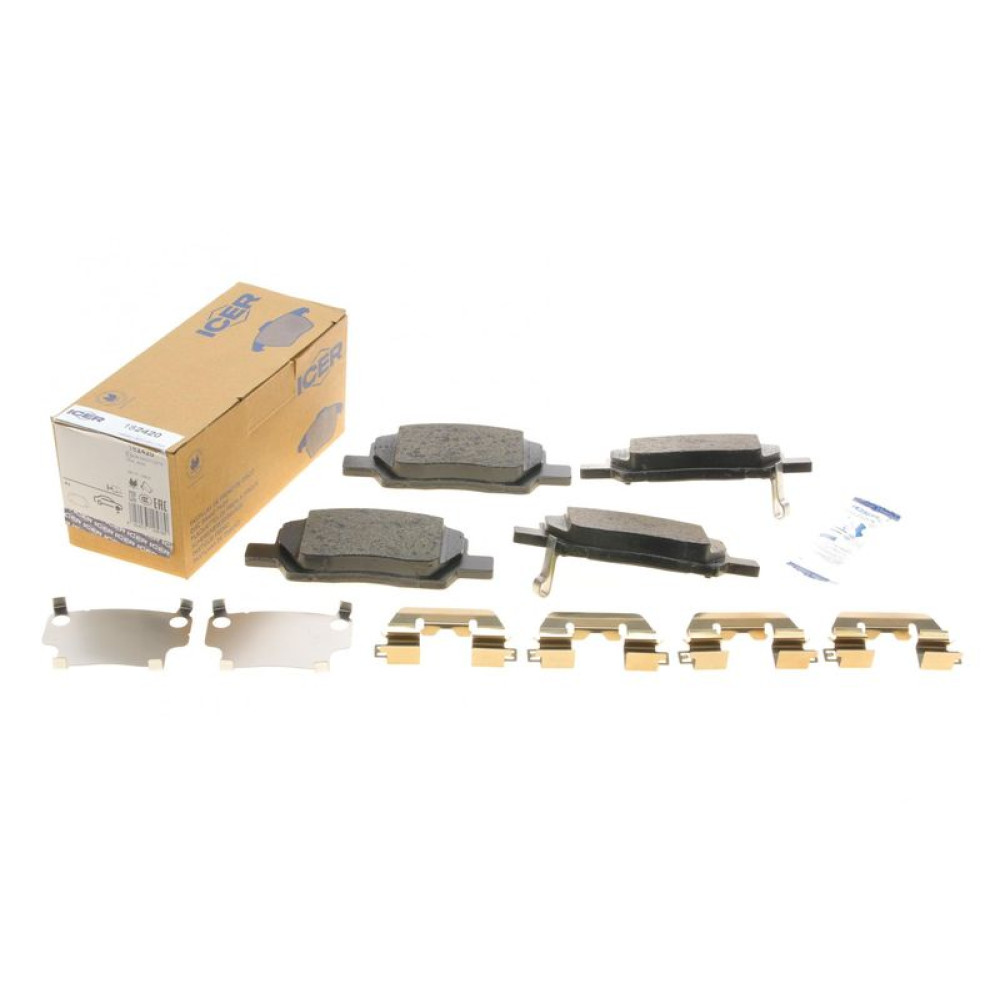 Колодки гальмівні передні Hyundai i10 19- 182420 ICER