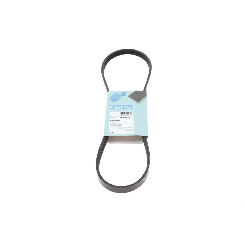 Ремень генератора Fiat Fiorino/Nissan Primera 1.6 90-03/ Daewoo Matiz 0.8 98- AD04R915 BLUE PRINT