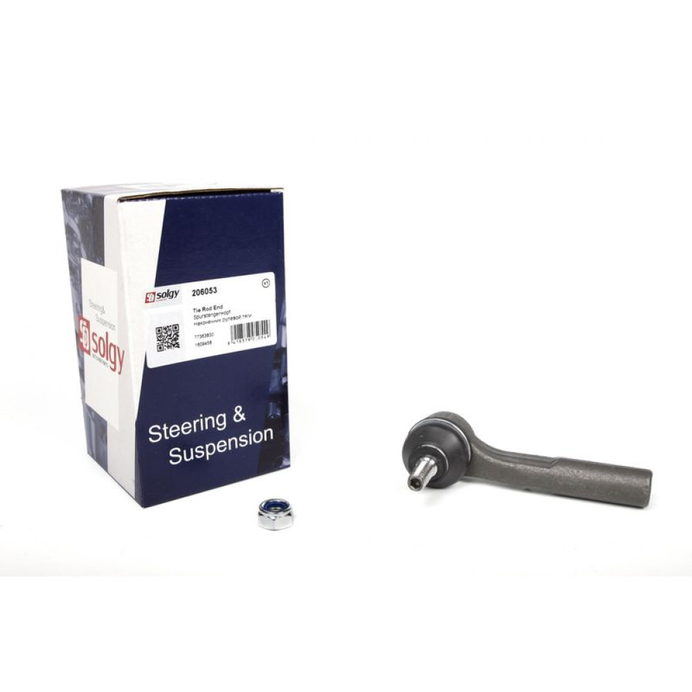 Наконечник рулевой тяги R Fiat Punto/Opel Corsa 1.0-1.6 06- - 206053 SOLGY