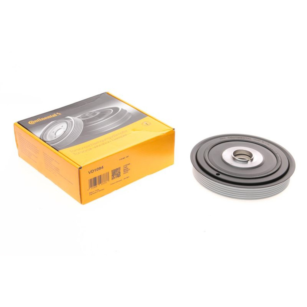 Шкив коленвала Citroen С3/С4/С5/Peugeot 206/307/407 1.4/1.6HDI 04-/Ford Focus 1.6TDCi 03-12 6PK VD1094 CONTINENTAL