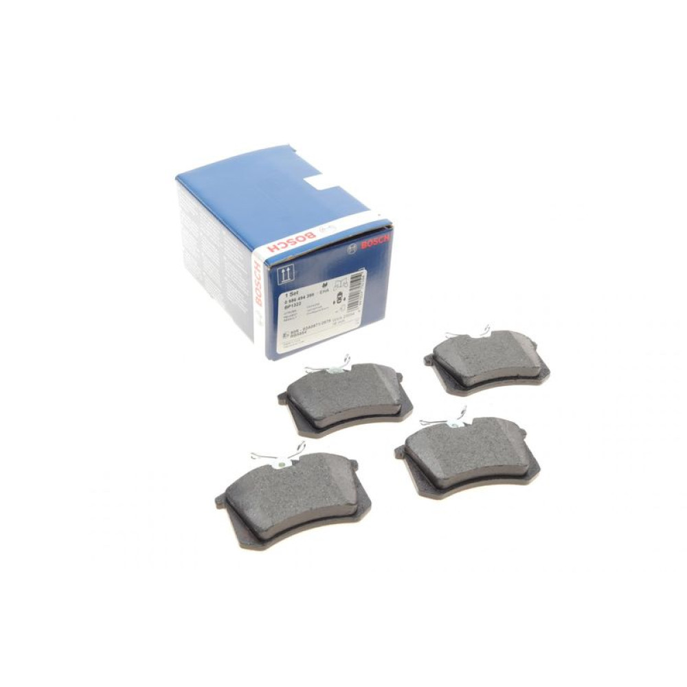 Колодки гальмівні задні VW Caddy III 04-/Peugeot 308 07-/Citroen C4 04- - 0 986 494 399 BOSCH