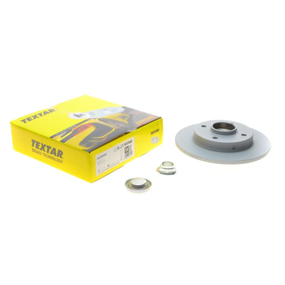 Диск гальмівний задній Peugeot 2008 12-/Citroen C3 Aircross 10-/C4 Cactus 14- 244x9 з підшипником PRO - 92305403 TEXTAR