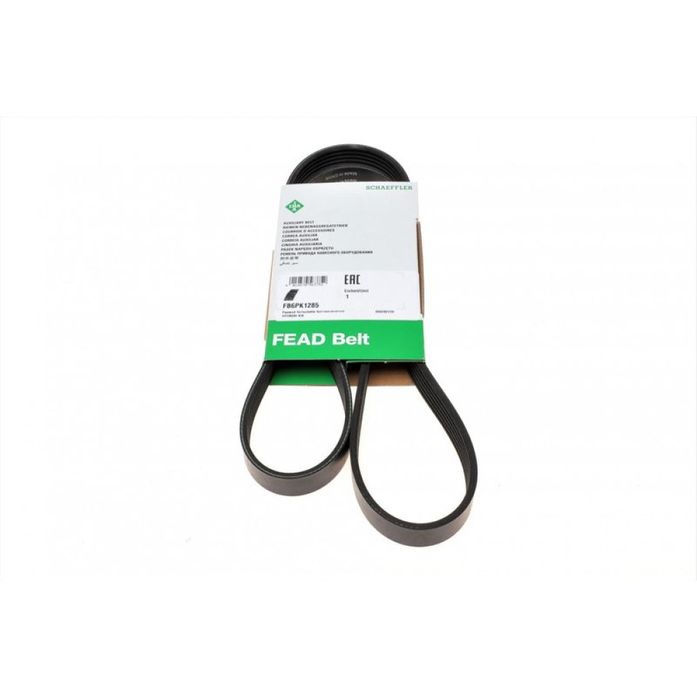 Ремінь генератора Toyota Hilux 2.5D 01-05 FB 6PK1285 INA