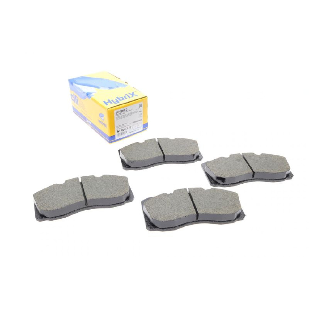 Колодки гальмівні передні Iveco Daily IV/V/VI 06-/Line 14-16/Eurocargo 91-15 22-0268-0 METELLI