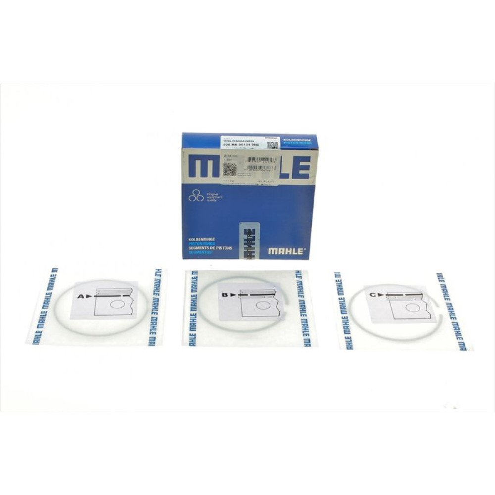 Кольца поршневые Audi A4/A6/Q5 3.0/4.2TFSI 08-15/VW Touareg 3.0/4.2 06-18 84.5mm/STD 1.2-1.5-2 028 RS 00124 0N0 MAHLE