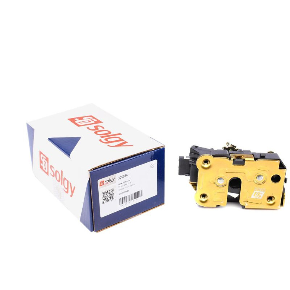 Замок двери передней/L Renault Kangoo 97-07 электрический - 305036 SOLGY