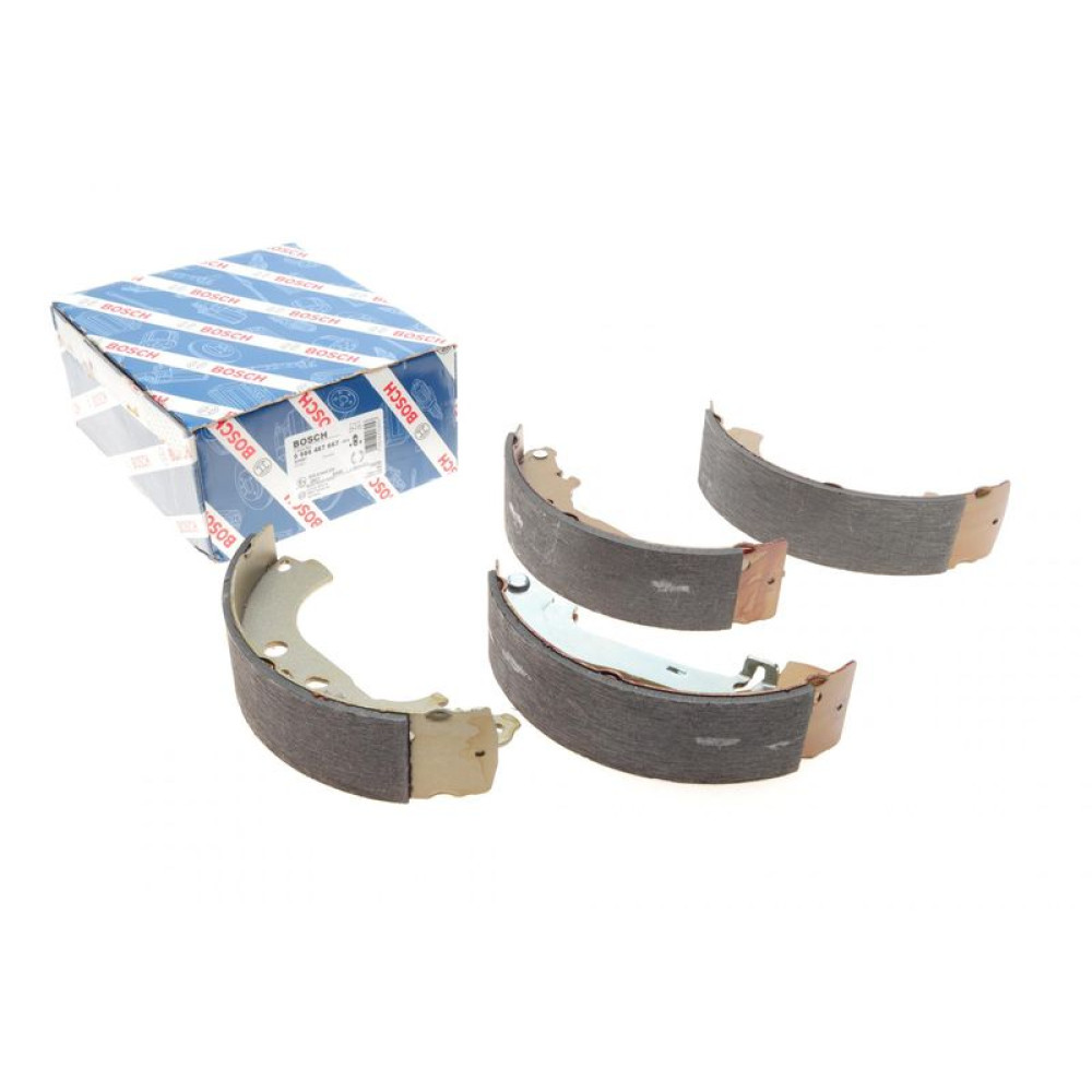 Колодки гальмівні задні Ford Connect 02- барабанні 228.6x57.3 - 0 986 487 667 BOSCH