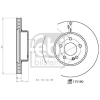 Диск гальмівний передній Mercedes C-class W205/E-class W213 13- 305х25.4 - 175190 FEBI BILSTEIN