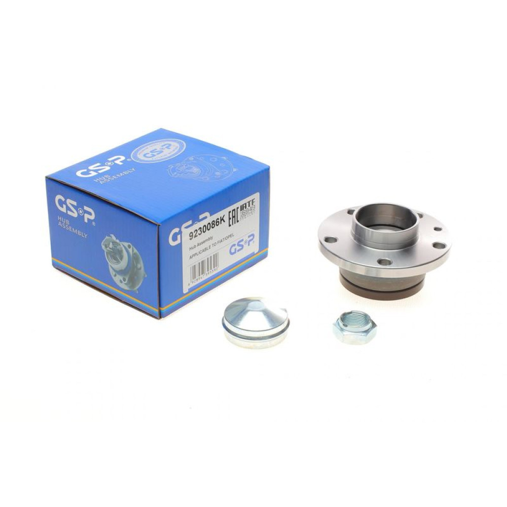 Підшипник маточини задньої Fiat Doblo 10- +ABS для підвищеного навантаження 9230086K GSP