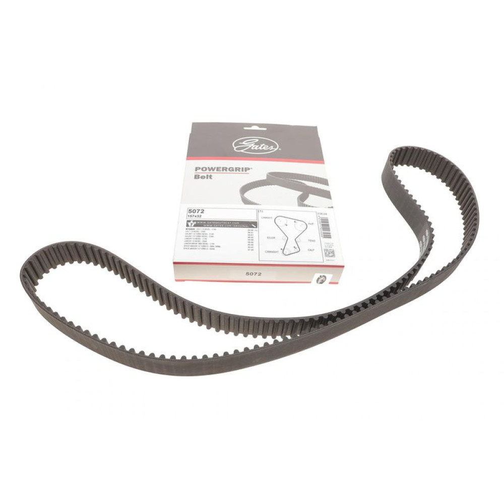 Ремень ГРМ Mitsubishi Colt/Lancer III 1.8D 84-98 5072 GATES