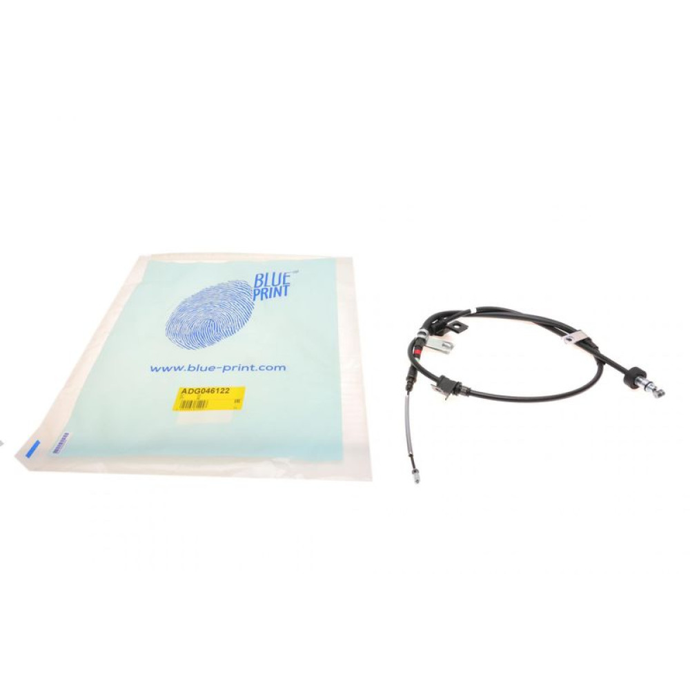 Трос ручника задний L Hyundai Getz/Click 01-12 1610mm ADG046122 BLUE PRINT