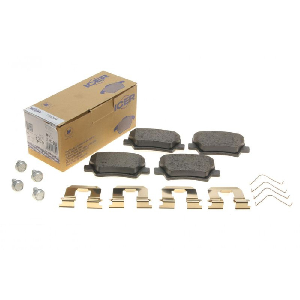 Колодки гальмівні задні Volvo XC40 17- 182346 ICER