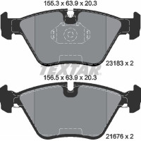 Колодки тормозные передние BMW 3 E46 98-07/ X3 E8303-11 Teves Q+ - 2318302 TEXTAR