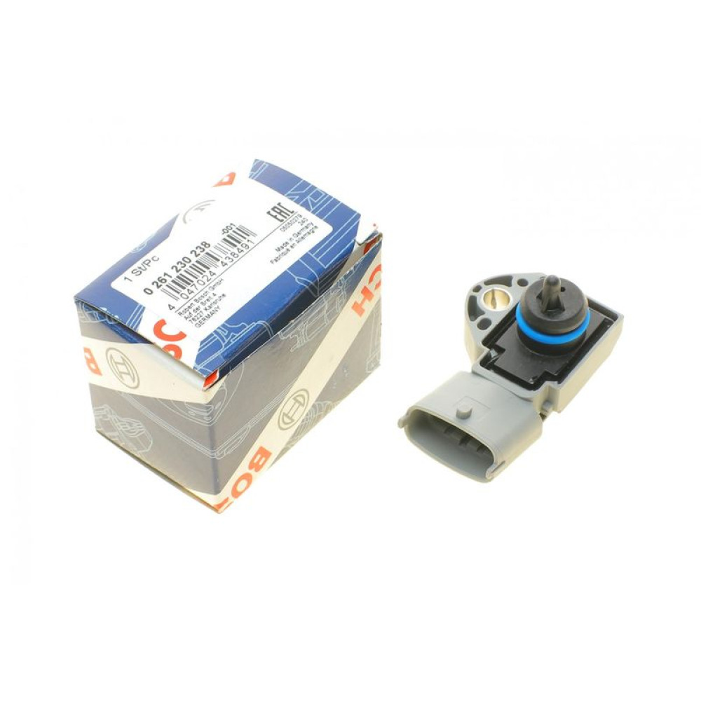 Датчик тиску палива Ford Focus 2.5 09-11/Volvo C30/S40/V40/V70 2.5 04- - 0 261 230 238 BOSCH