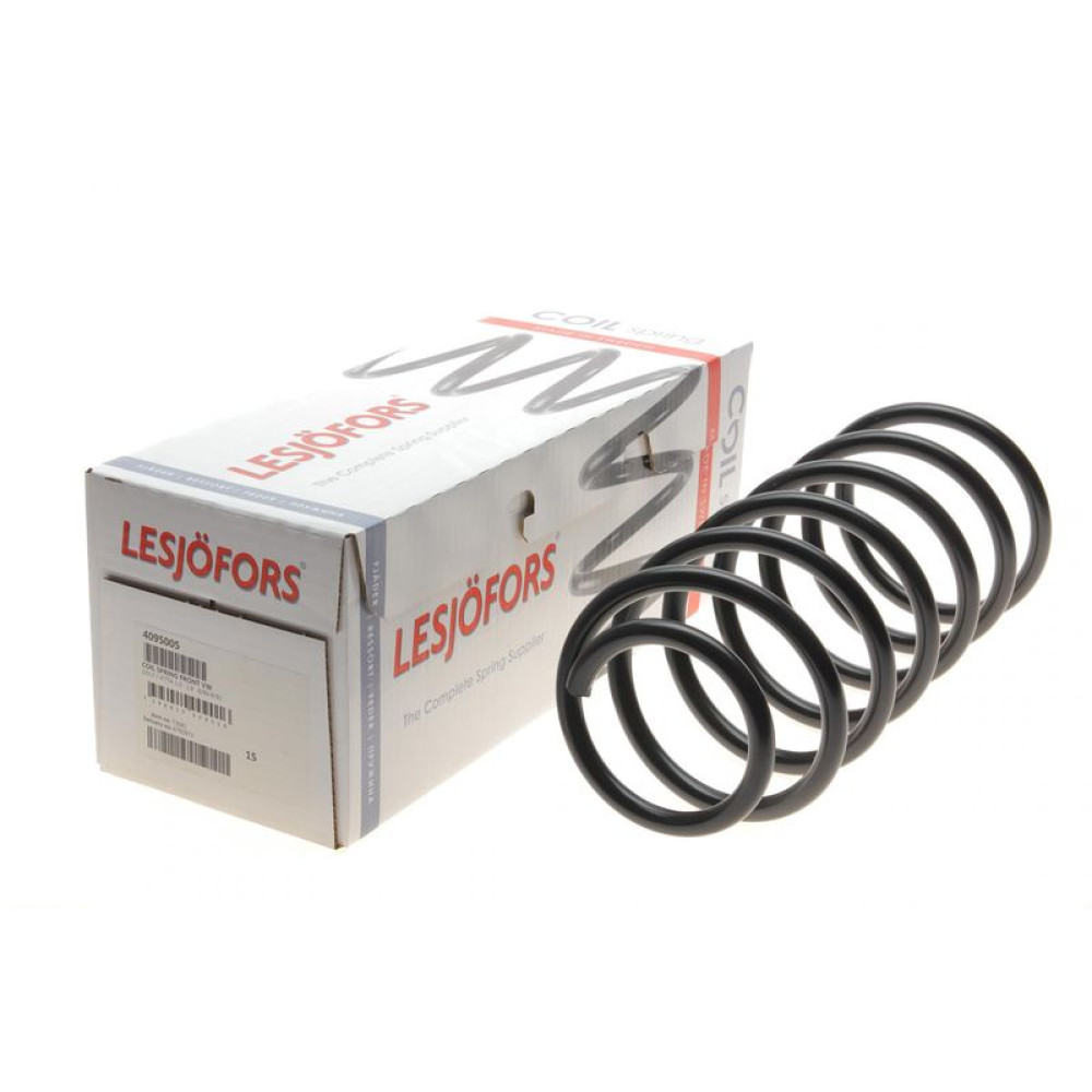 Пружина передня VW Golf II 1.0/1.3/1.6/1.8 83-92 накл.зад.ч./Jetta II 1.3/1.6/1.8 83-92 седан 4095005 LESJOFORS