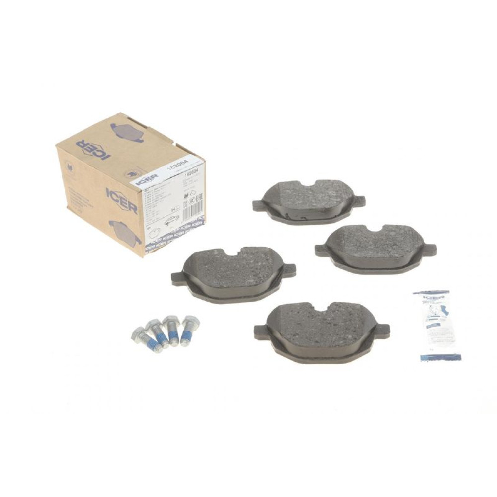 Колодки тормозные задние BMW 5 F07/F10-11 09-17/G30-31/F90/6 G32/7 G11-12 16-/X3/X4/X5/X6 182004 ICER