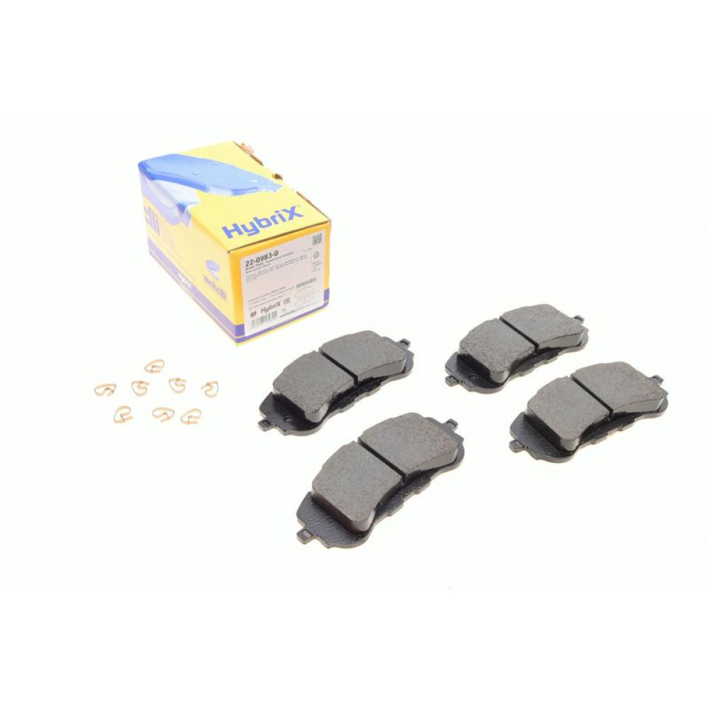 Колодки тормозные передние Citroen Berlingo 18-/Peugeot 308 13-/Partner 18- 22-0983-0 METELLI