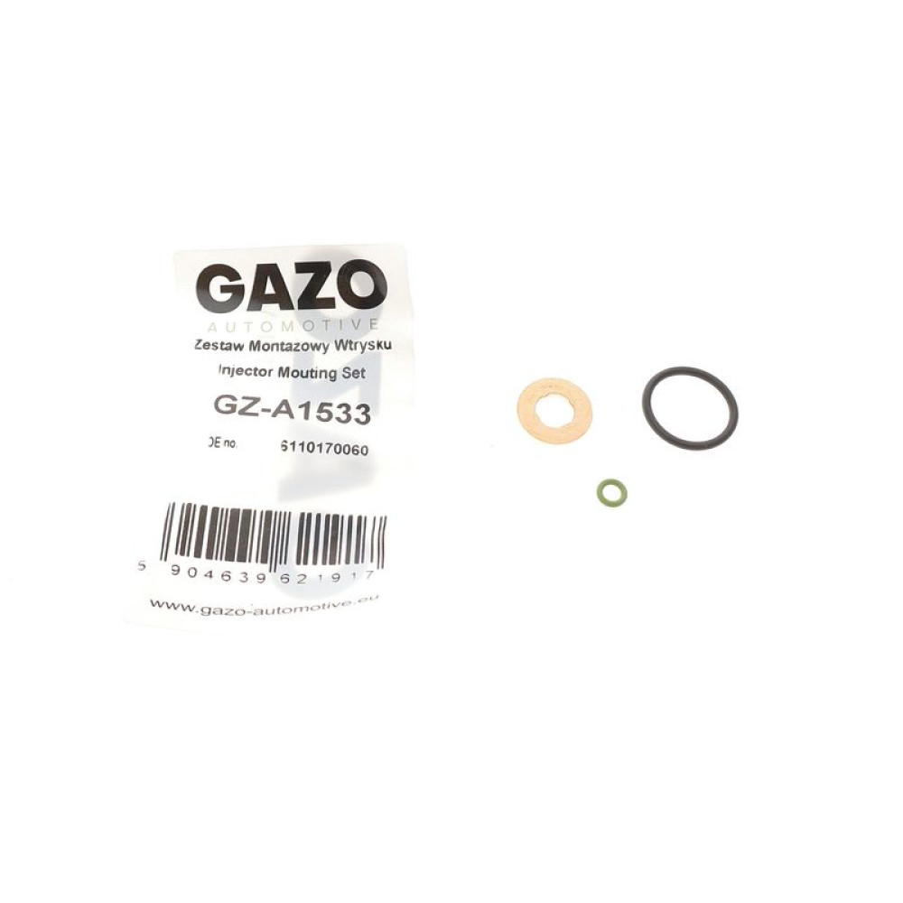 Шайба під форсунку Mercedes Sprinter/Vito CDI + ущільнювачі GZ-A1533 GAZO