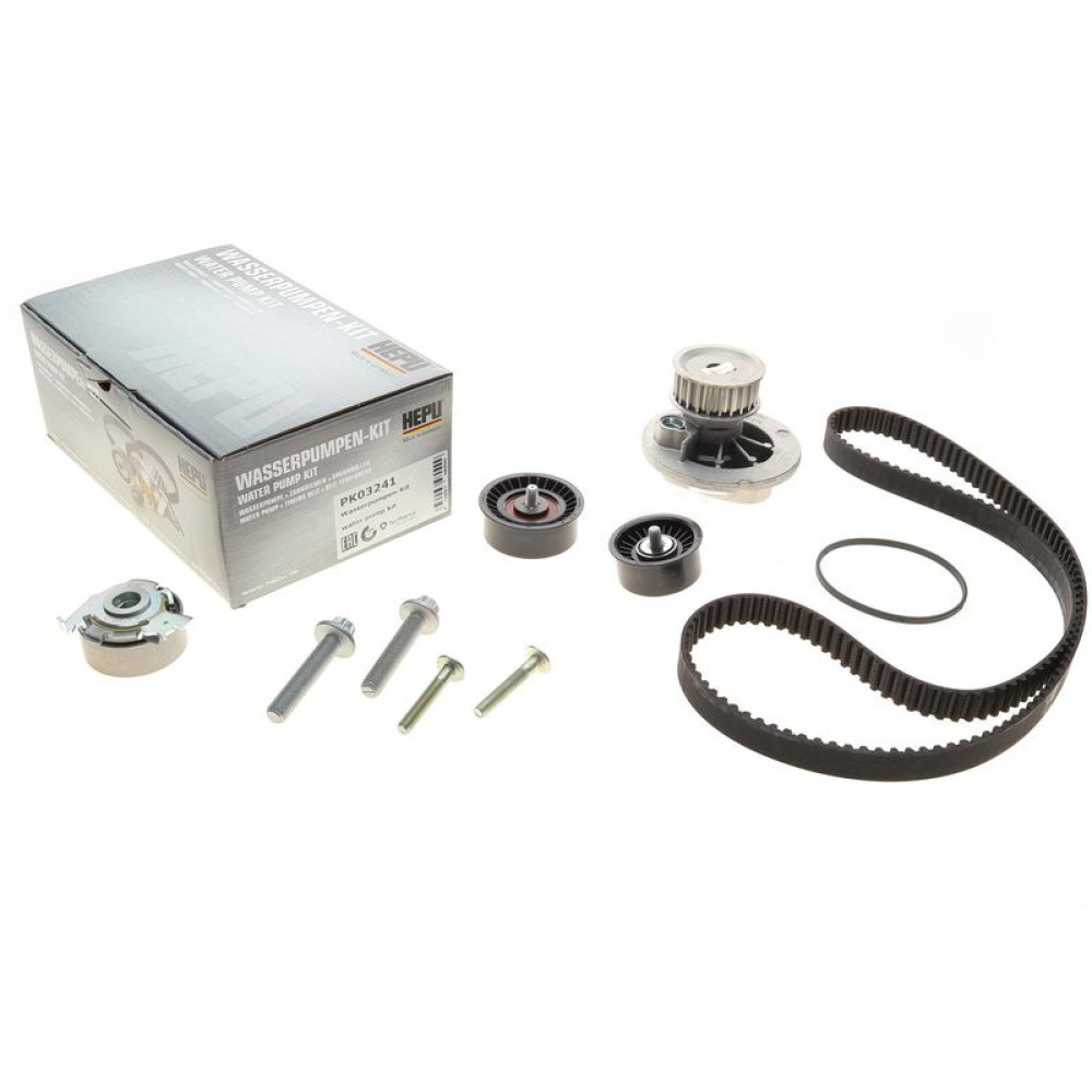 Комплект ГРМ + насос Opel Astra G 98-05/Zafira 99-15/Combo 1.4/1.6 05- 162x20 насос P324 PK03241 HEPU