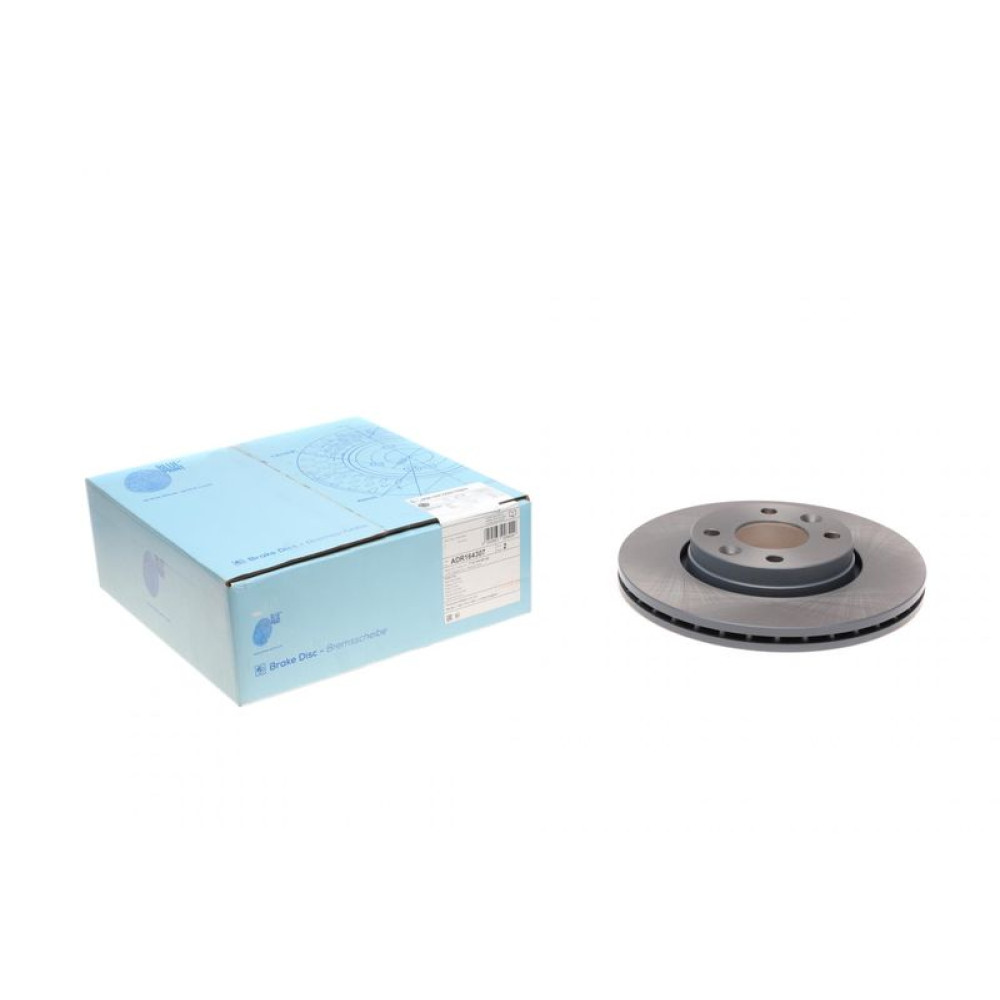 Диск тормозной передний Renault Kangoo 08-/Zoe 12-/Clio IV 13-258x22 с покрытием ADR164307 BLUE PRINT