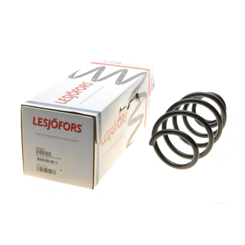 Пружина передняя Opel Astra J 1.6CDTI 13- седан/универсал/накл.зад.ч 4063561 LESJOFORS Пружина передняя Opel Astra J 1.6CDTI 13- седан/универсал/накл.зад.ч 4063561 LESJOFORS