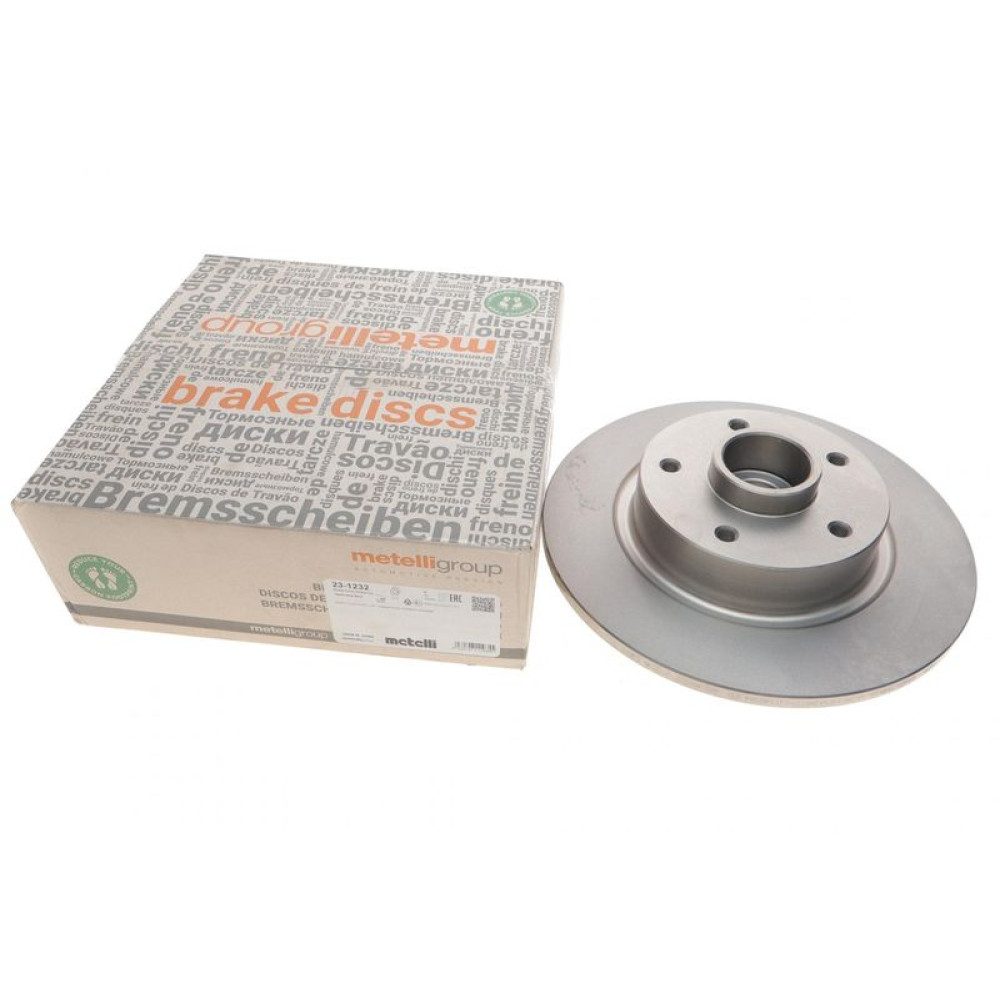 Диск гальмівний задній Renault Scenic 1.2TCe/1.4-1.6 16V/1.5-2.0dCi 09- 274х11 з підшипником 23-1232 METELLI