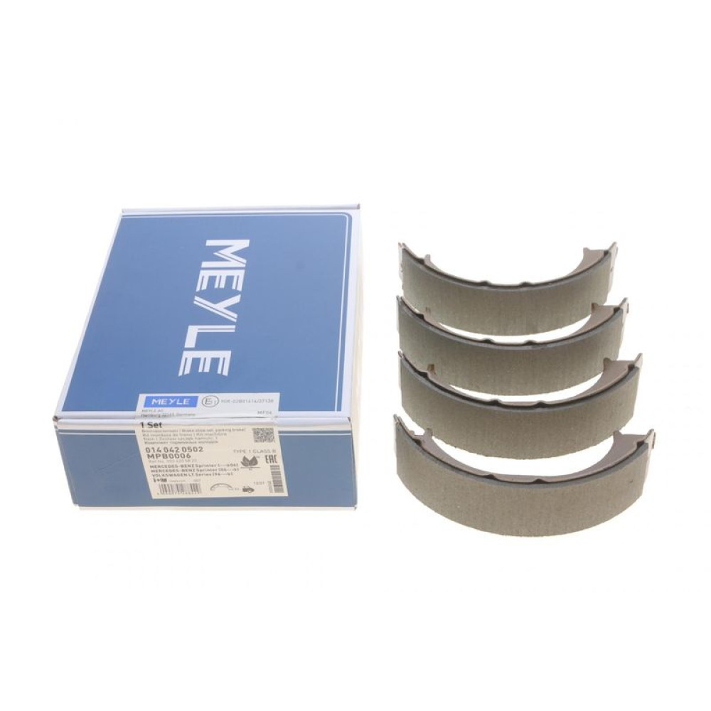 Колодки ручника Mercedes Sprinter 208-316 96- без пружинок - 014 042 0502 MEYLE