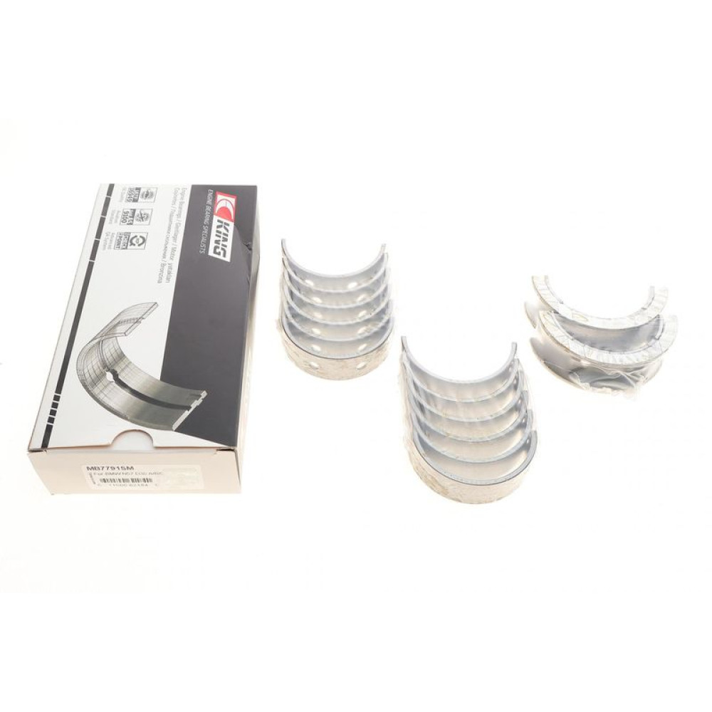 Вкладыши коренные BMW 3/4/5/6/7/X3/X4/X5/X6 N57 3.0d 08- STD посадочное место +0.5mm к MB7781SM MB7791SM KING