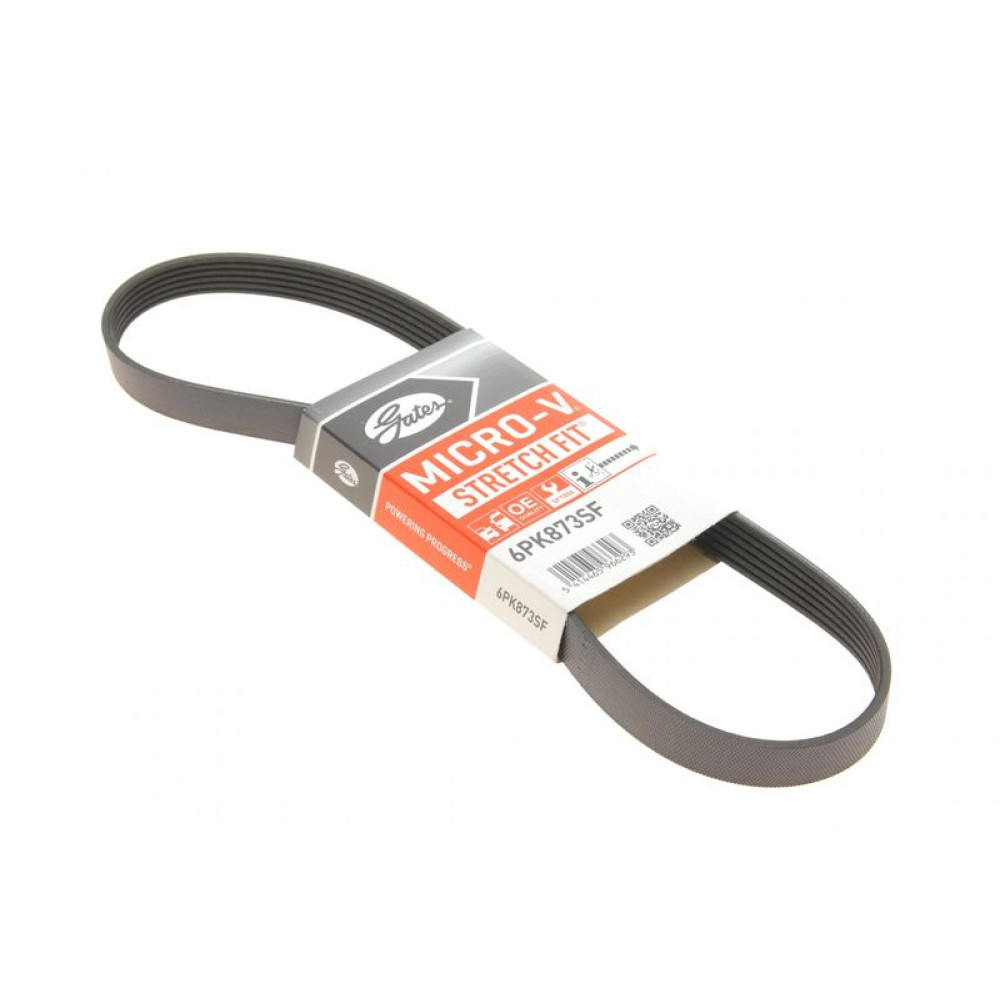 Ремінь генератора Citroen Jumper/Peugeot Boxer 2.0/2.2HDi 04- -AC/Opel Movano 2.5D 6PK873SF GATES