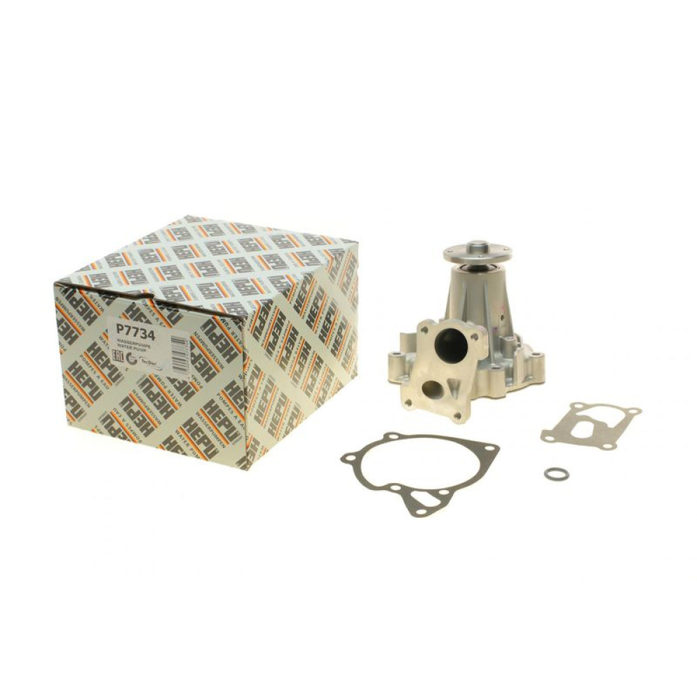 Насос воды Mitsubishi L200/Pajero 2.5TD 92-07/Pajero Sport 2.5TD 98-/Hyundai H-1 2.5D/TD/TCI 97-07 - P7734 HEPU