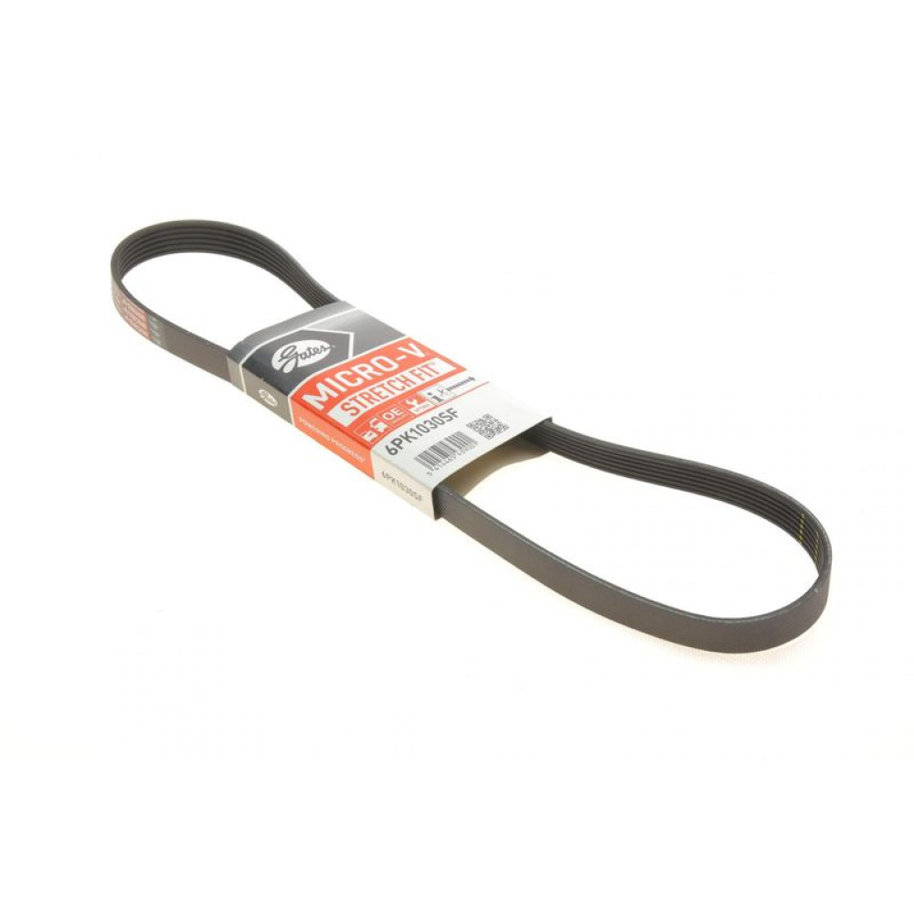 Ремень генератора Ford C-Max II/Focus III/Fiesta VI/Mondeo IV 1.2-1.6LPG 07- 6PK1030SF GATES