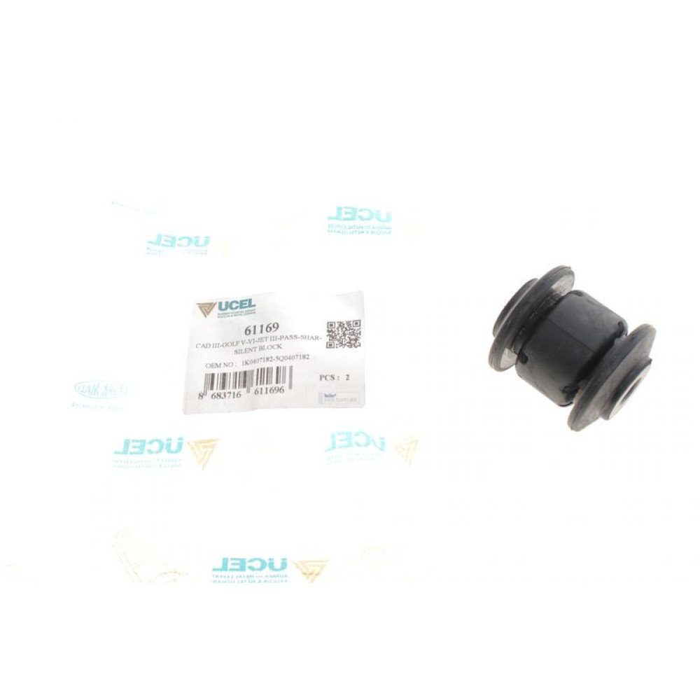 Сайлентблок важеля переднього/знизу/спереду VW/Skoda/Seat 12- - 61169 UCEL