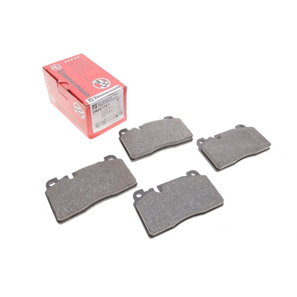 Колодки гальмівні передні Audi A6/A7/Q5 12-/Porsche Macan 14- Brembo 132x77x16 - 25643.170.1 ZIMMERMANN