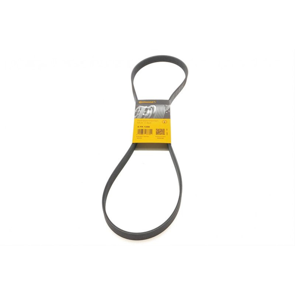 Ремінь генератора Hyundai i30/ Tucson/ ix20 1.4i-1.6 07-/ Kia Cee'd/Picanto/ Soul 1.0-1.6 06- 6PK1256 CONTINENTAL