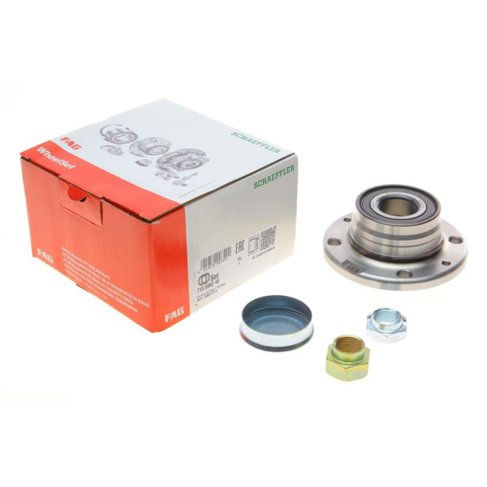 Подшипник ступицы задней Fiat Fiorino/Uno 77-06 к-кт 713 6902 40 FAG