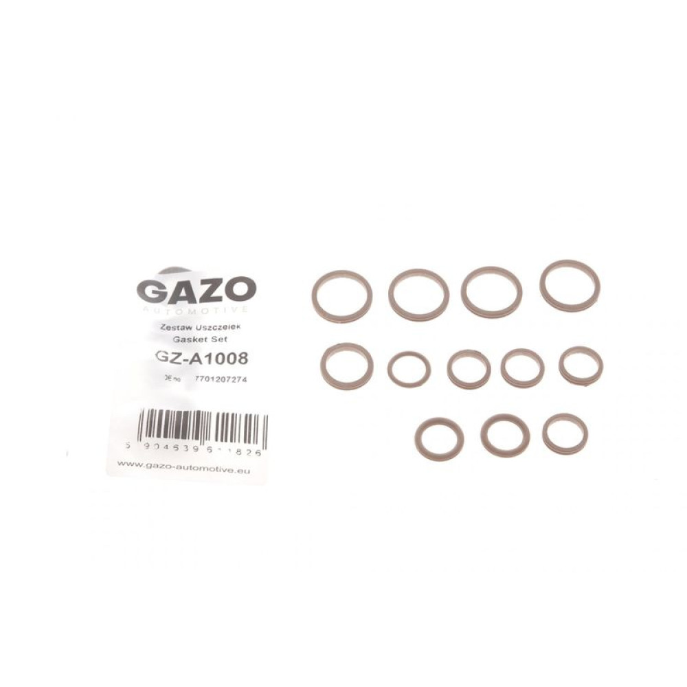 Прокладка компресора кондиціонера ущільнююча Renault Megane II 02-09/Espace IV 06- К-кт GZ-A1008 GAZO