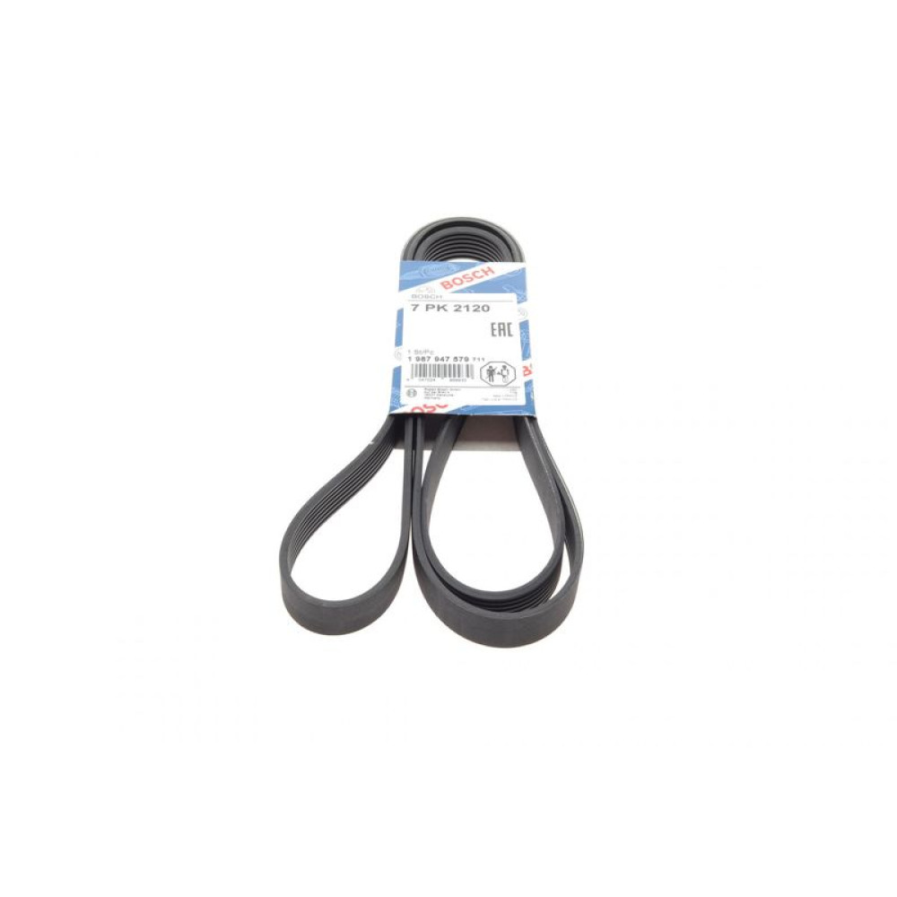 Ремень генератора Land Rover Range Rover/Toyota Land Cruiser 120 4.0i/4.6 94-10 7PK2120 - 1 987 947 579 BOSCH