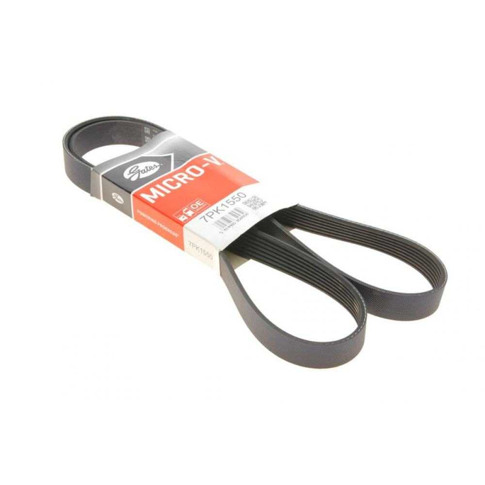 Ремінь генератора Toyota Camry 3.5 V6 11-17/ Lexus GS/ IS/ ES 2.5-3.5 05- - 7PK1550 GATES
