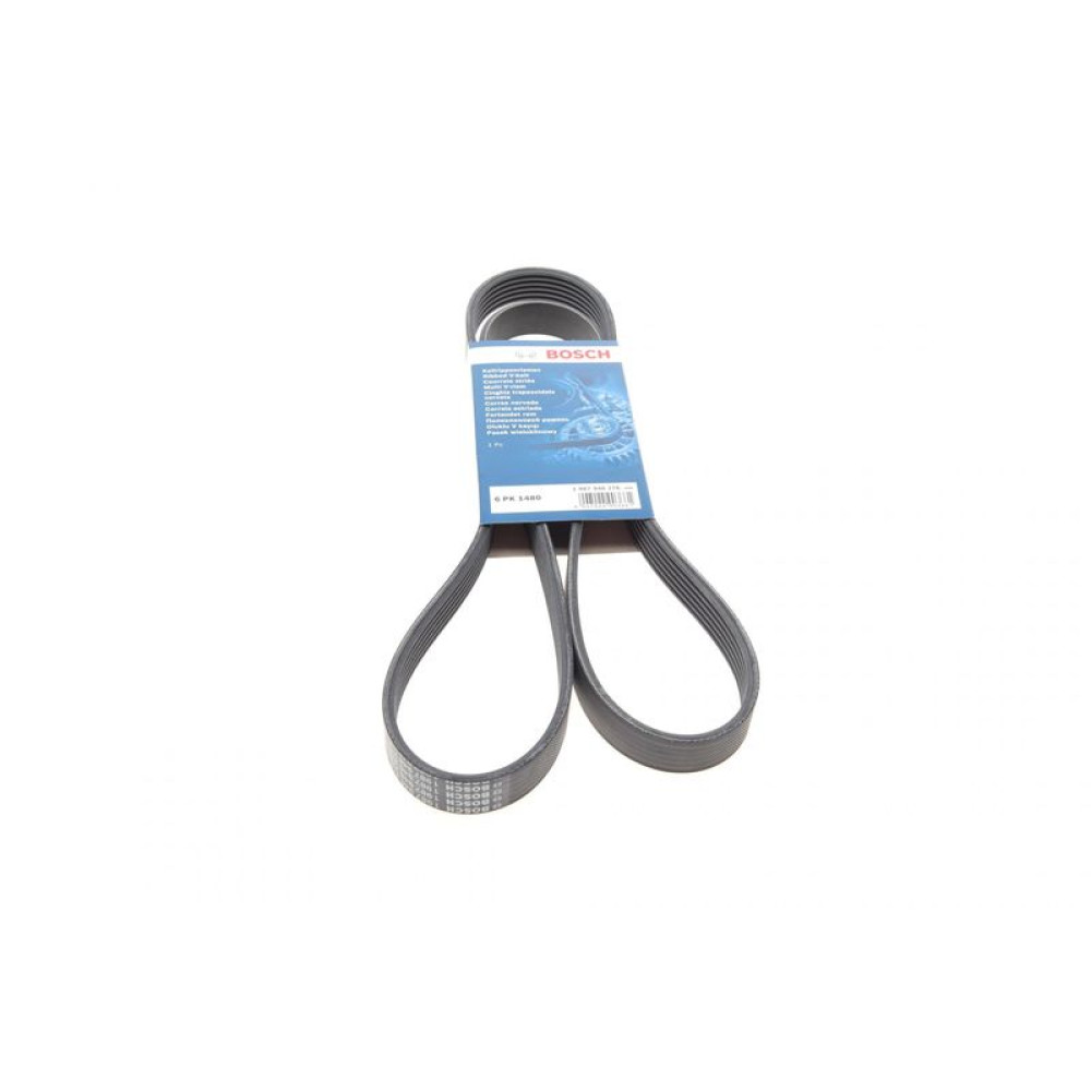 Ремень генератора Peugeot 406 96-04/Citroen C4 Picasso 2.0i 07-13 6PK1480 - 1 987 946 276 BOSCH