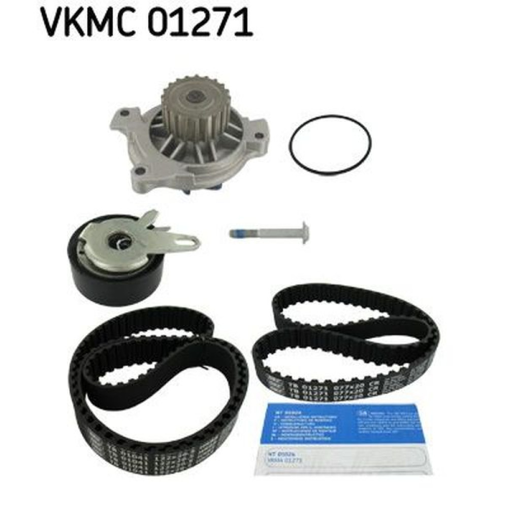 Комплект ГРМ + насос VW T4 2.4D 90-03, 55/57kw, AJA/AAB - VKMC 01271 SKF